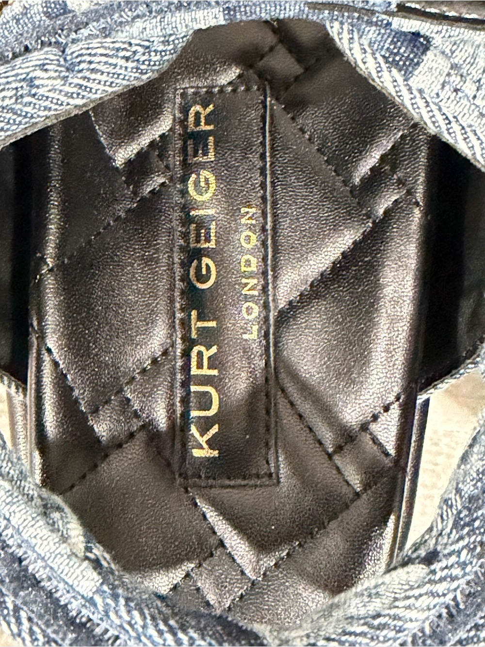 KURT GEIGER LONDON ORSON SANDAL - NAVY - SZ - 6.5 .US - Picture 8 of 10
